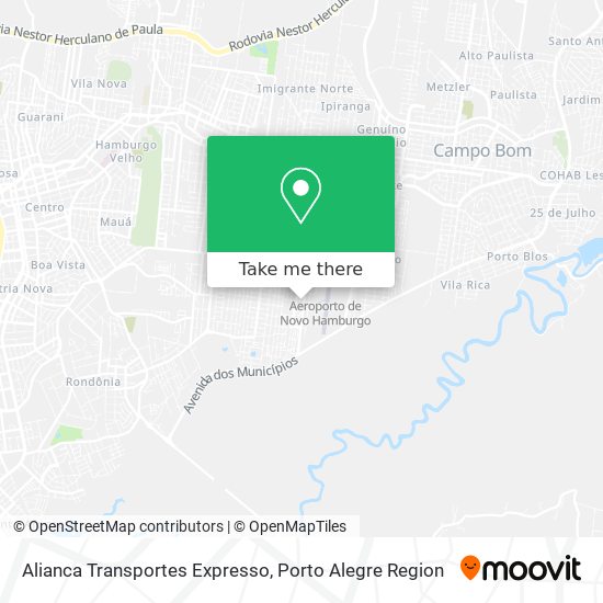 Alianca Transportes Expresso map