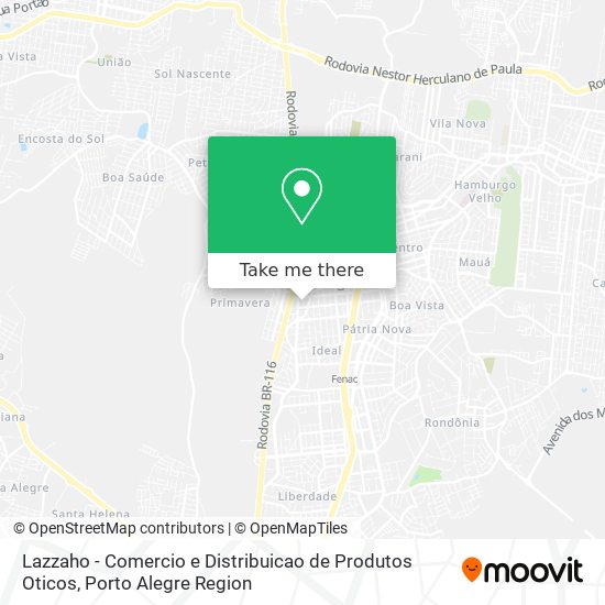 Lazzaho - Comercio e Distribuicao de Produtos Oticos map