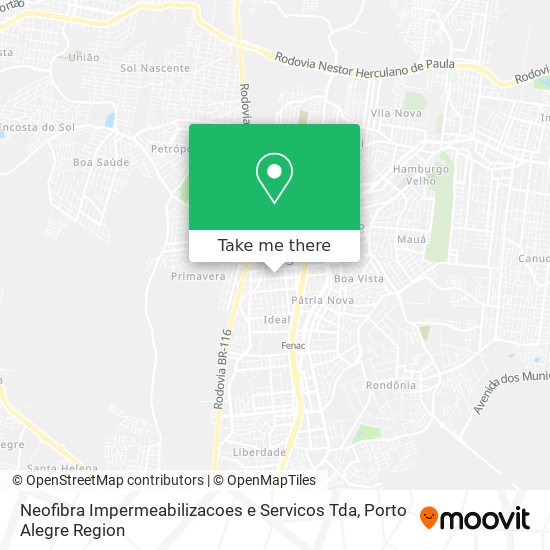 Neofibra Impermeabilizacoes e Servicos Tda map