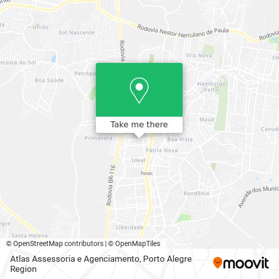 Atlas Assessoria e Agenciamento map