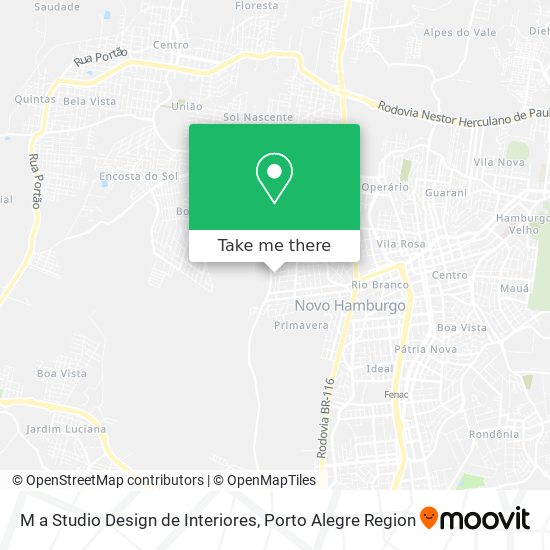 M a Studio Design de Interiores map