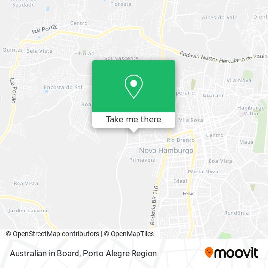 Australian in Board map