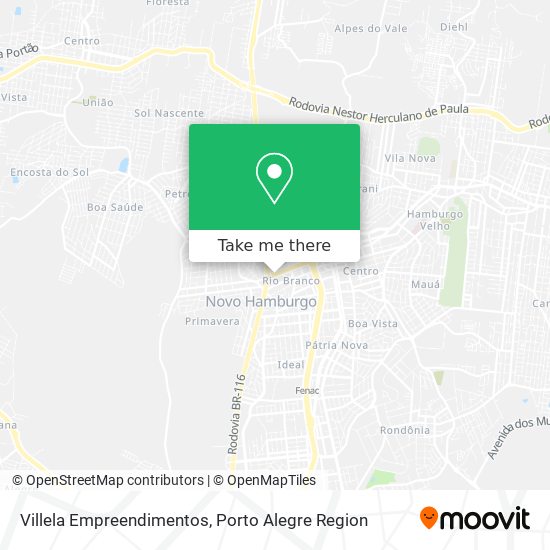 Mapa Villela Empreendimentos