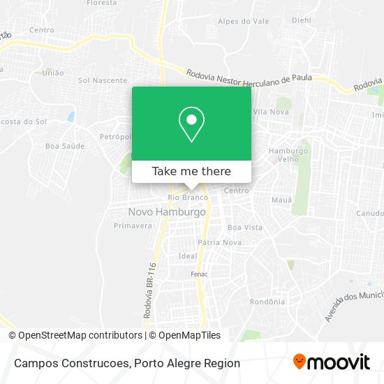 Campos Construcoes map