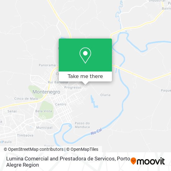 Lumina Comercial and Prestadora de Servicos map