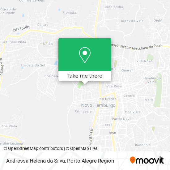 Andressa Helena da Silva map