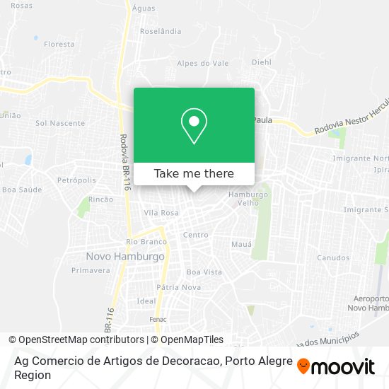 Mapa Ag Comercio de Artigos de Decoracao