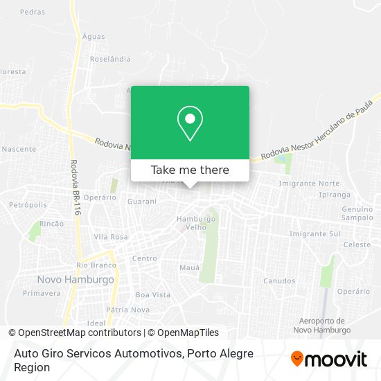 Mapa Auto Giro Servicos Automotivos