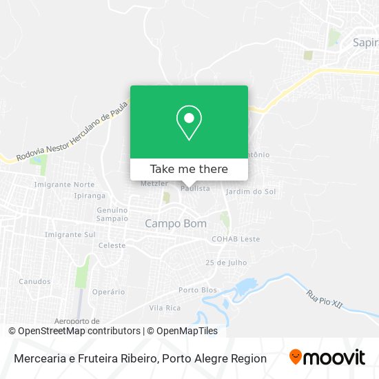 Mercearia e Fruteira Ribeiro map