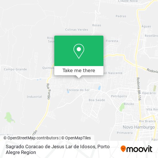 Sagrado Coracao de Jesus Lar de Idosos map