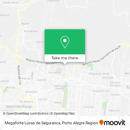 Megaforte Luvas de Seguranca map