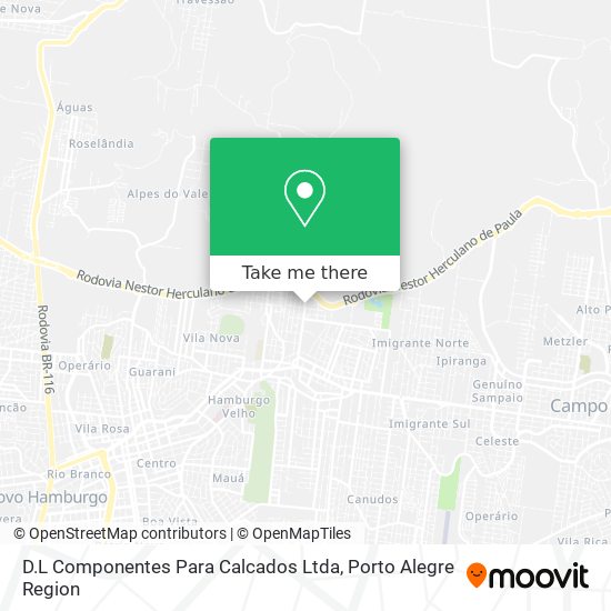 D.L Componentes Para Calcados Ltda map