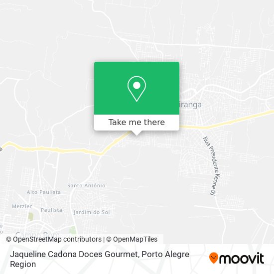 Jaqueline Cadona Doces Gourmet map