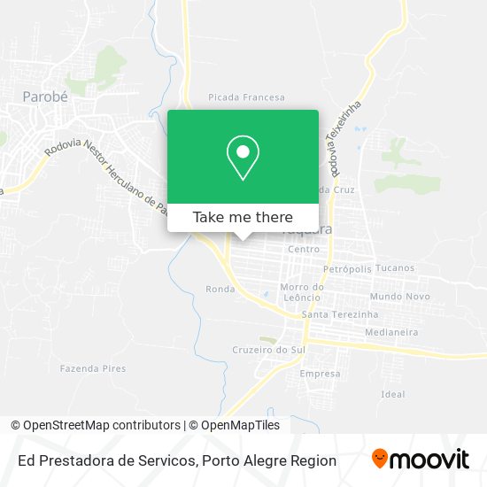 Ed Prestadora de Servicos map