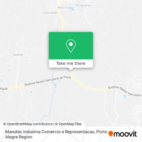 Manutec Industria Comercio e Representacao map