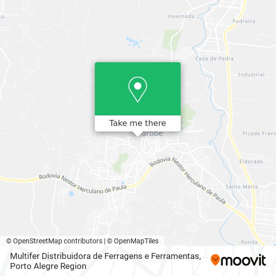 Multifer Distribuidora de Ferragens e Ferramentas map