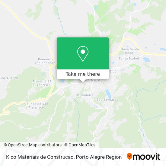 Kico Materiais de Construcao map
