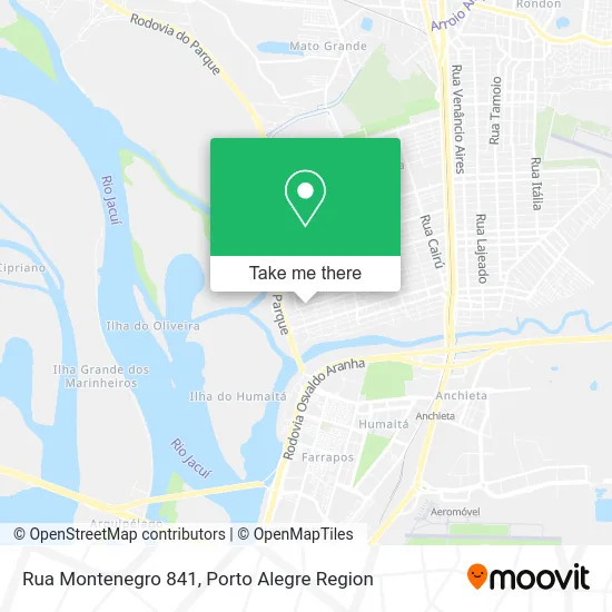 Rua Montenegro 841 map