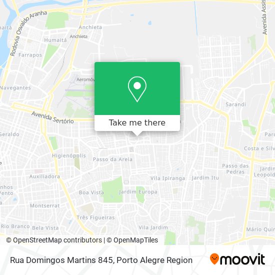 Rua Domingos Martins 845 map