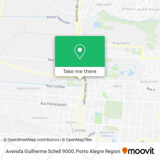 Avenida Guilherme Schell 9000 map