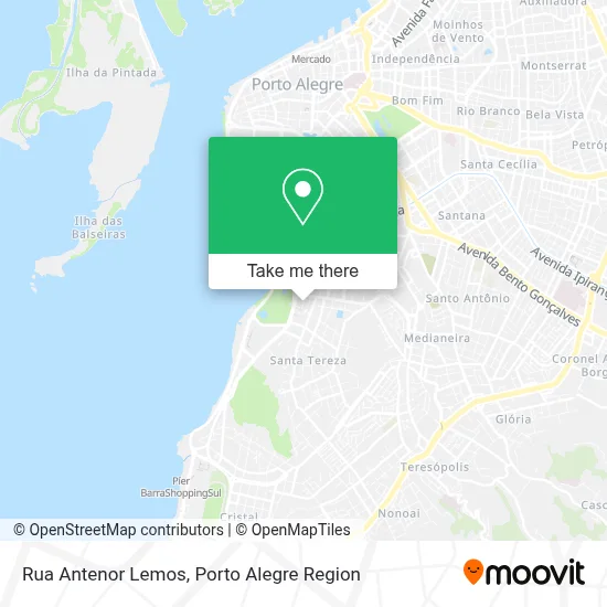 Rua Antenor Lemos map