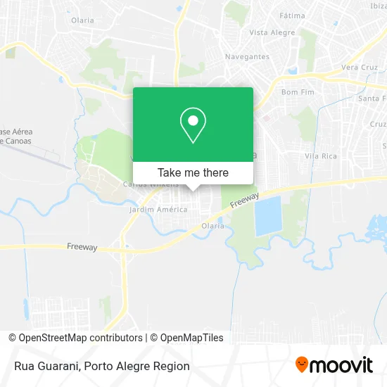 Rua Guarani map