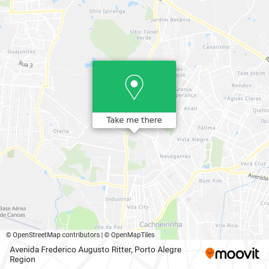 Mapa Avenida Frederico Augusto Ritter