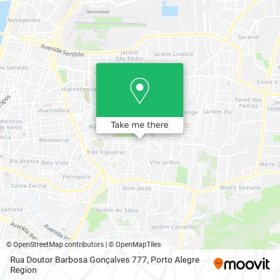 Mapa Rua Doutor Barbosa Gonçalves 777