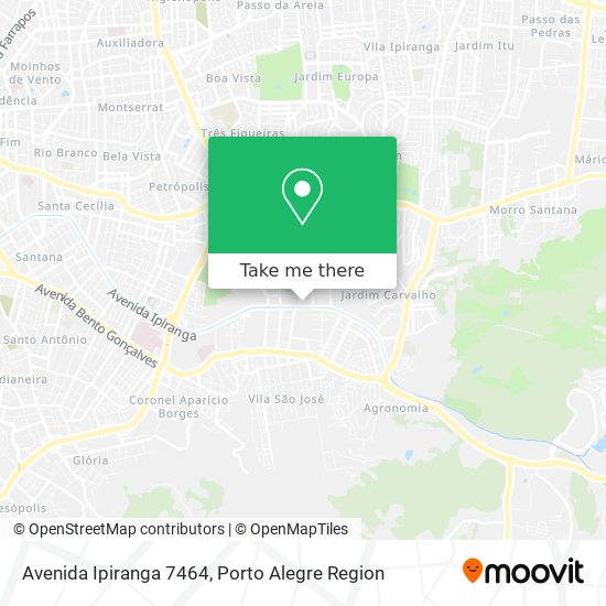 Mapa Avenida Ipiranga 7464