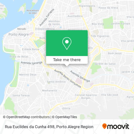 Mapa Rua Euclídes da Cunha 498