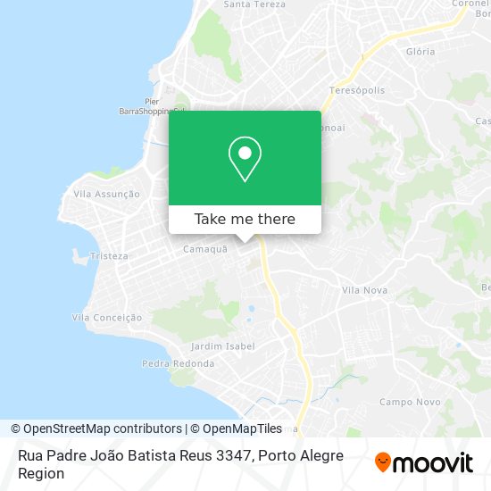 Mapa Rua Padre João Batista Reus 3347