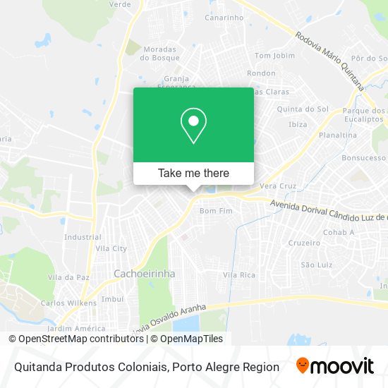 Quitanda Produtos Coloniais map