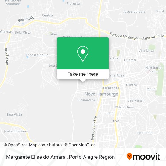 Mapa Margarete Elise do Amaral