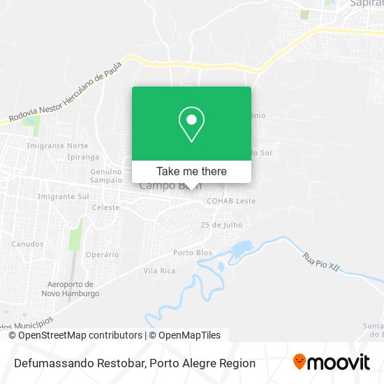 Defumassando Restobar map