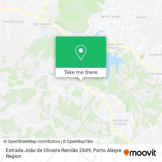 Estrada João de Oliveira Remião 2689 map