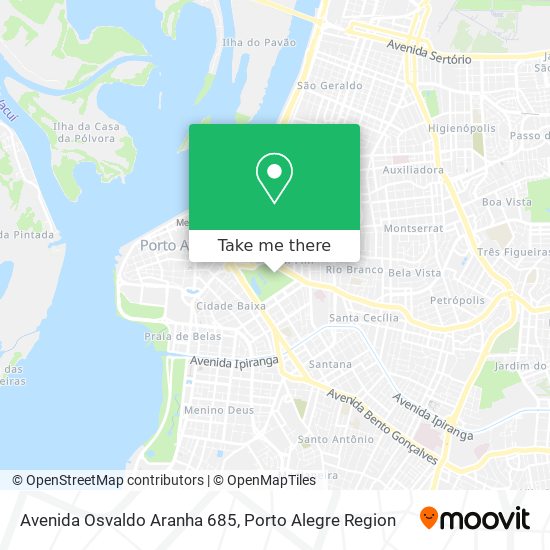 Avenida Osvaldo Aranha 685 map