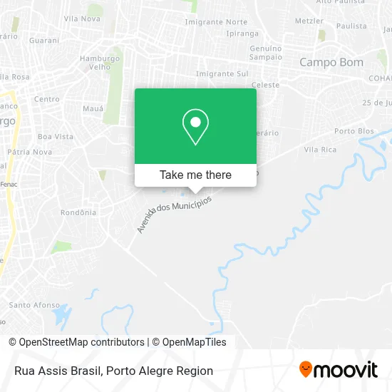 Rua Assis Brasil map