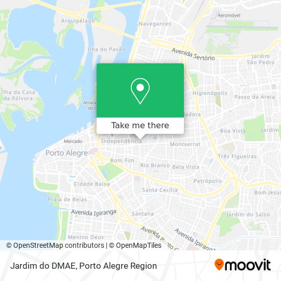 Jardim do DMAE map