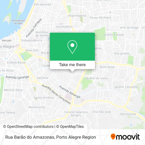 Rua Barão do Amazonas map