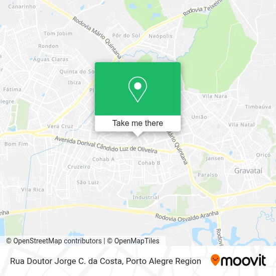 Rua Doutor Jorge C. da Costa map