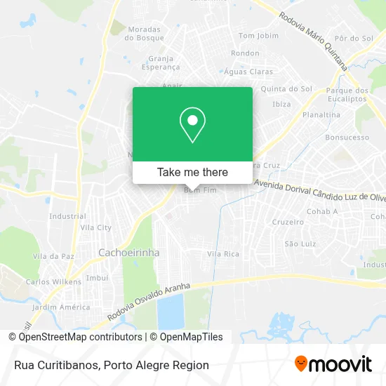 Rua Curitibanos map