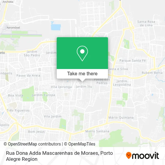 Rua Dona Adda Mascarenhas de Moraes map