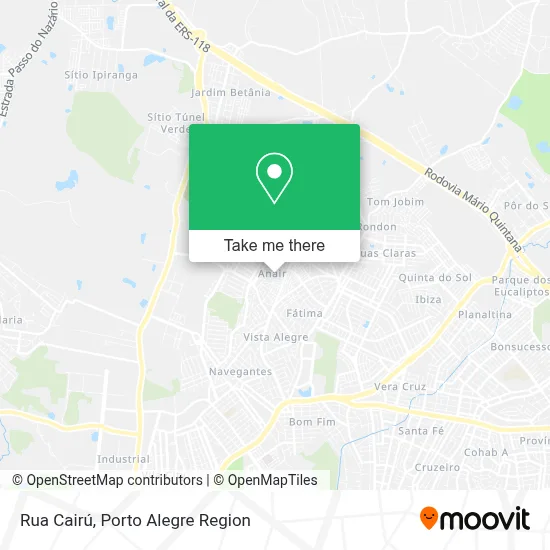 Rua Cairú map