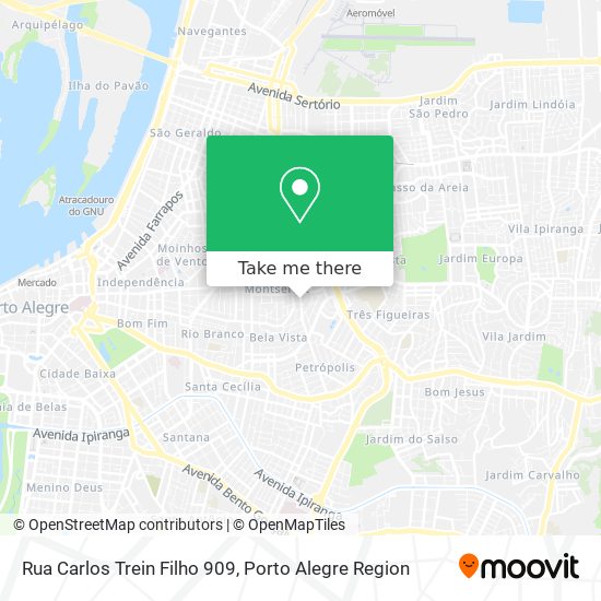 Rua Carlos Trein Filho 909 map