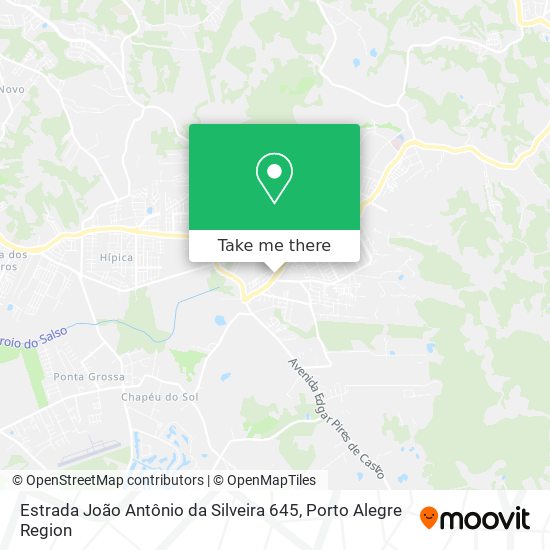 Estrada João Antônio da Silveira 645 map