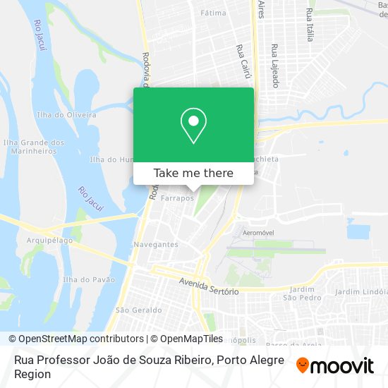 Rua Professor João de Souza Ribeiro map