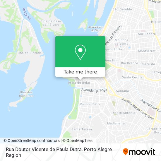 Rua Doutor Vicente de Paula Dutra map