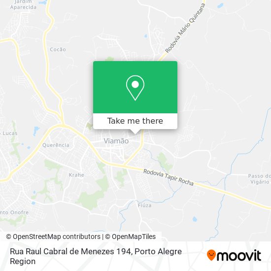Mapa Rua Raul Cabral de Menezes 194