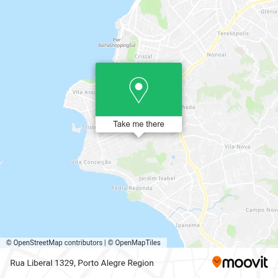 Rua Liberal 1329 map