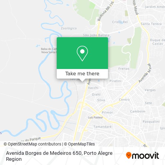 Avenida Borges de Medeiros 650 map